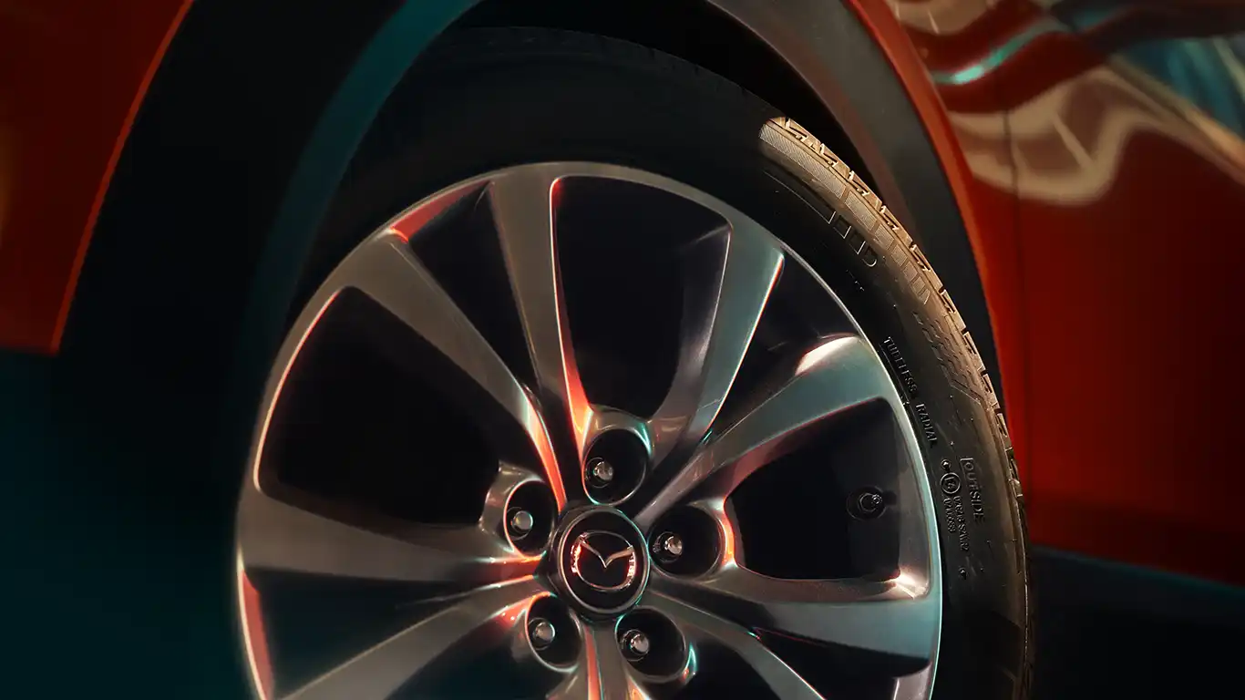 Changement de roues et pneus Mazda au garage chevalley Genève